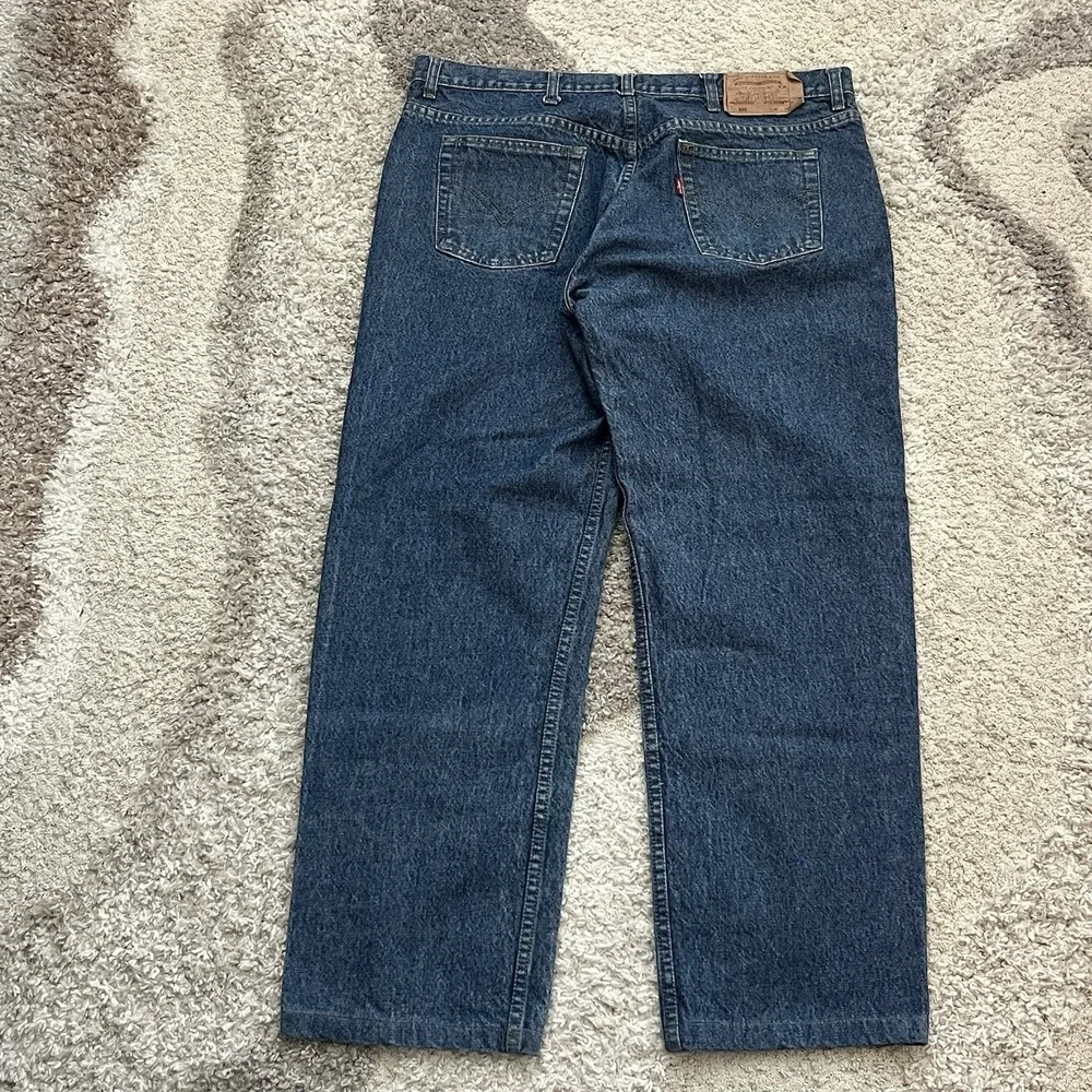 Vintage 90s Levi's 505 XX Straight Leg Medium Wash Jeans Size 36x30